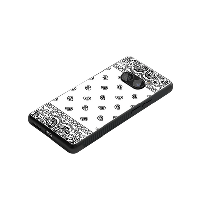Paisley White stylish phone case for nothing phone 2a | glossy glass and slim fit