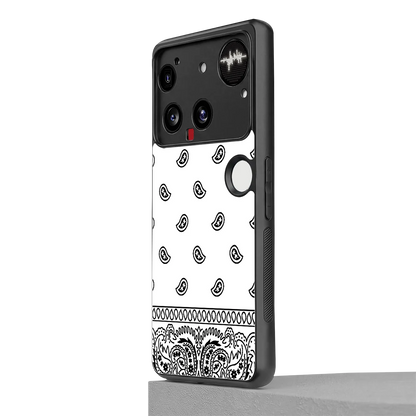 Paisley White nothing phone 3 mobile cover | shockproof glass phone case