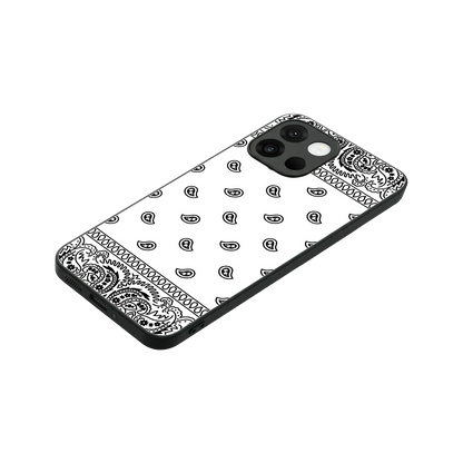 Paisley White stylish phone case for oneplus 13s | glossy glass and slim fit