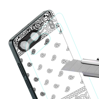 Paisley White stylish phone case for oneplus nord 4 | glossy glass and slim fit