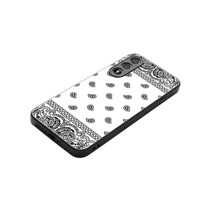 Paisley White stylish phone case for oneplus nord 5 | glossy glass and slim fit