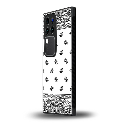 Paisley Whitevivo v30 pro mobile cover | shockproof glass phone case