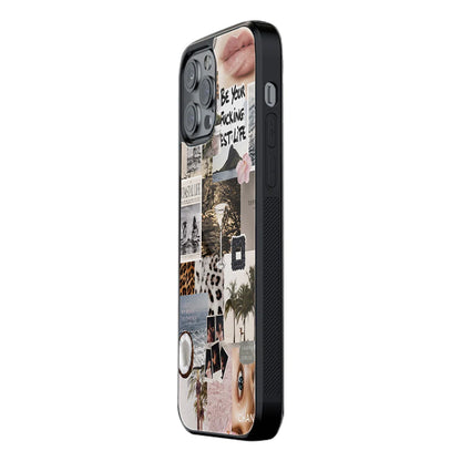Trendy Glass Back Mobile Case for iPhone, Samsung, Redmi, OnePlus, Google Pixel, Motorola