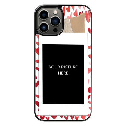 Polaroid Personalised Glass Phone Case