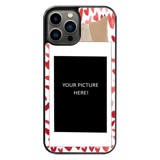 Polaroid Personalised Glass Phone Case