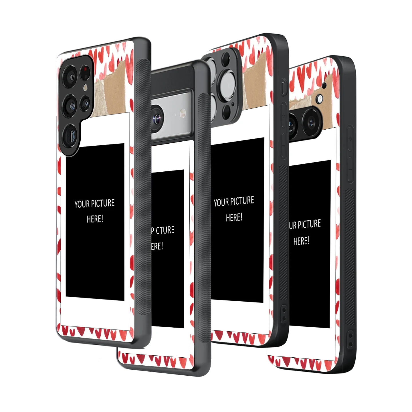 Polaroid Personalised Glass Phone Case