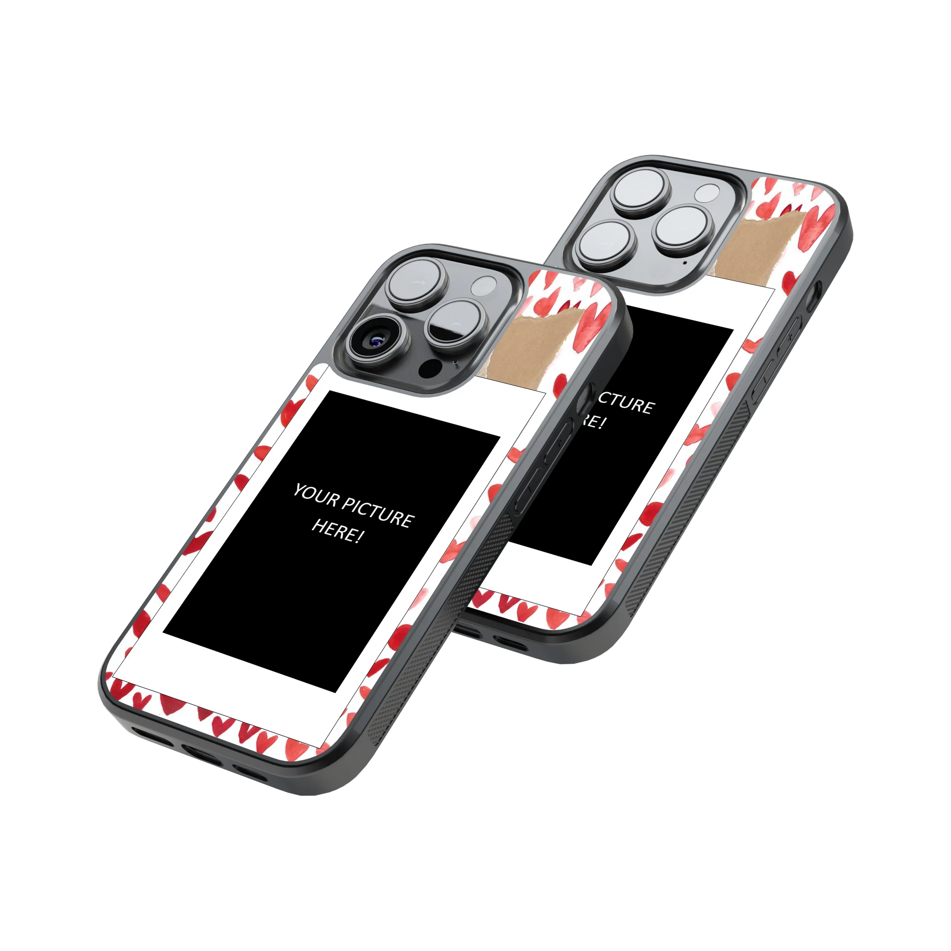 Polaroid Personalised Glass Phone Case