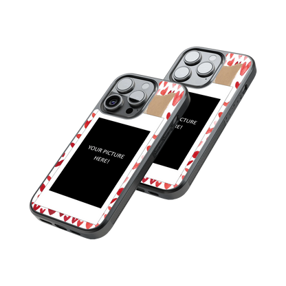 Polaroid Personalised Glass Phone Case