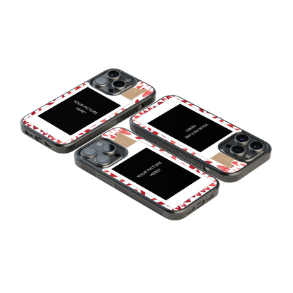 Polaroid Personalised Glass Phone Case