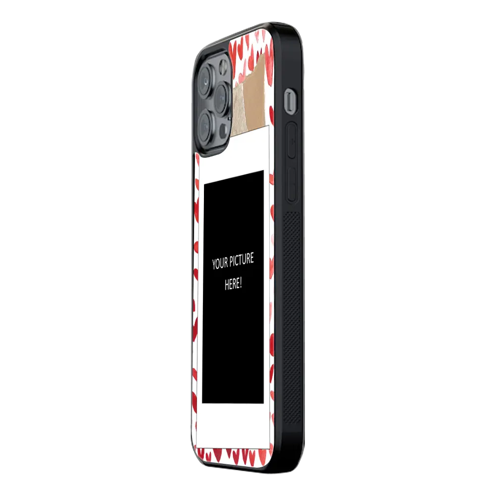 Polaroid Personalised Glass Phone Case