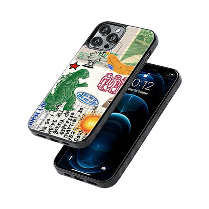 Protective Glass Back Phone Case Compatible with iPhone, Samsung, OnePlus, Pixel & More