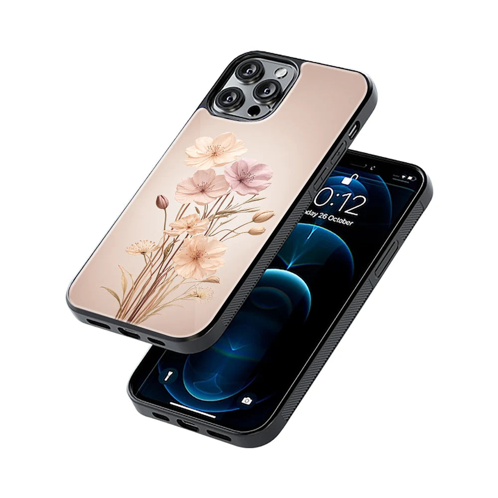 Protective Glass Back Phone Case Compatible with iPhone, Samsung, OnePlus, Pixel & More