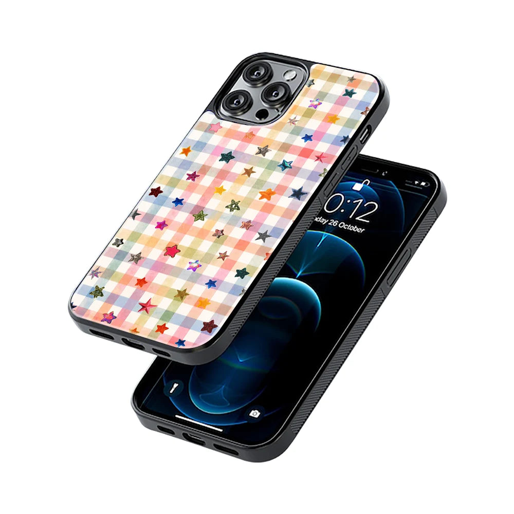 Protective Glass Back Phone Case Compatible with iPhone, Samsung, OnePlus, Pixel & More