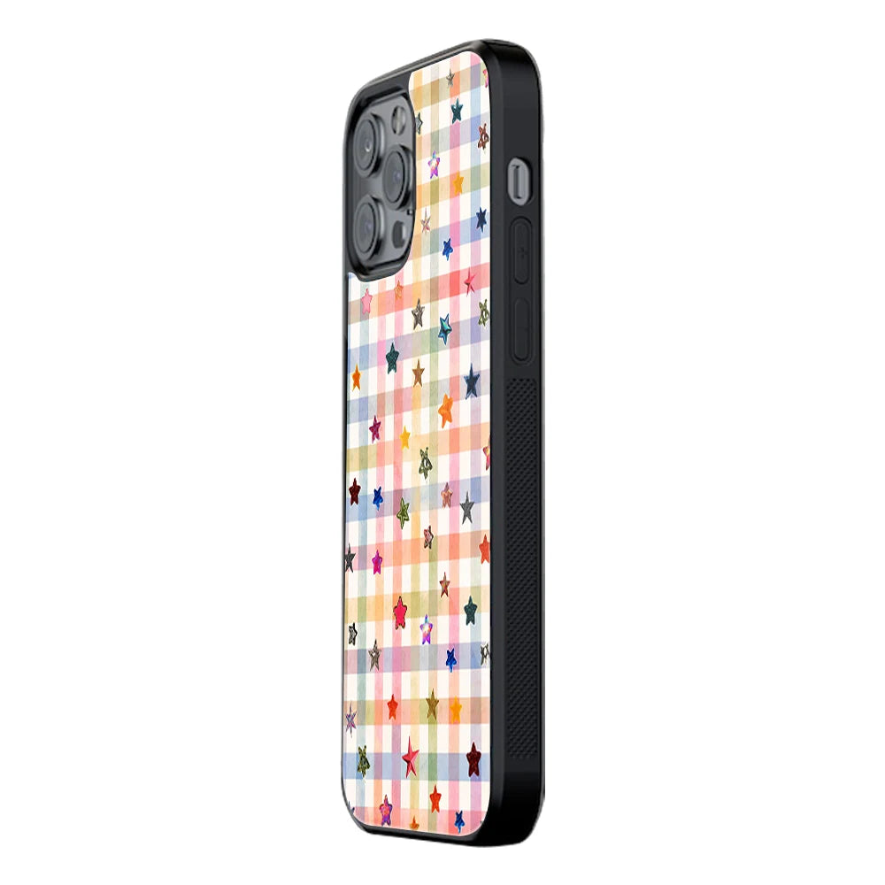 Trendy Glass Back Mobile Case for iPhone, Samsung, Redmi, OnePlus, Google Pixel, Motorola