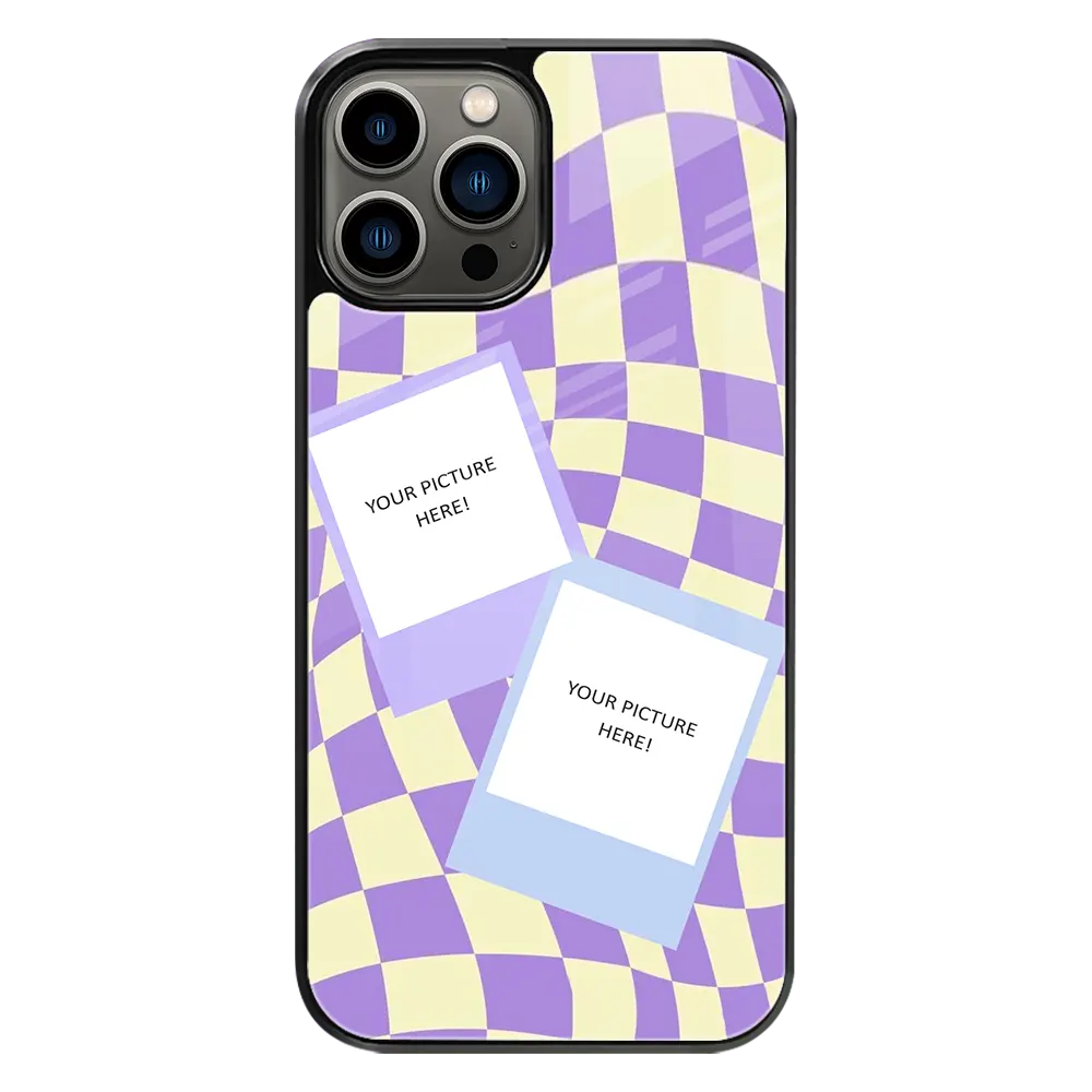 Polaroid Personalised Glass Phone Case