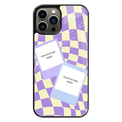 Polaroid Personalised Glass Phone Case