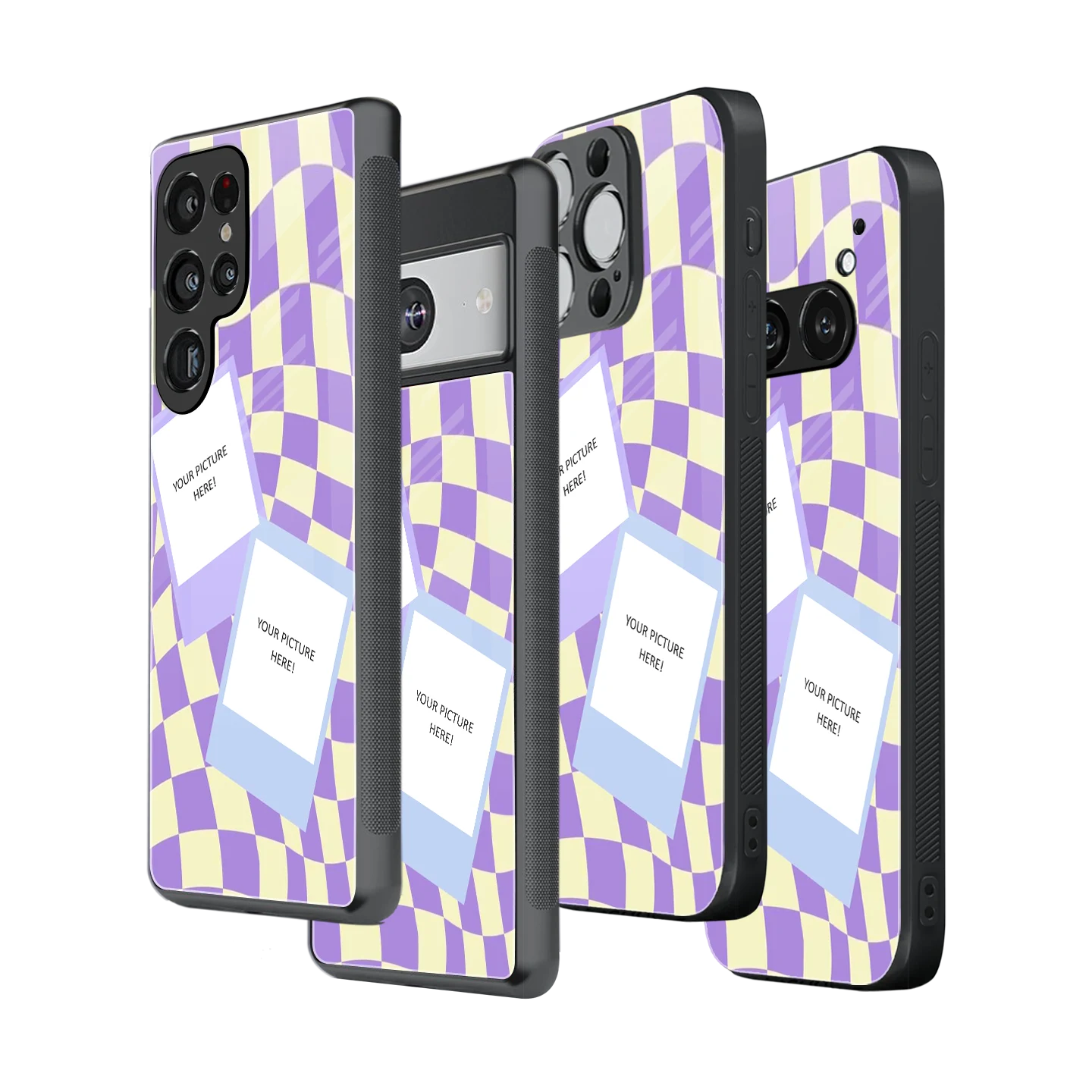 Polaroid Personalised Glass Phone Case