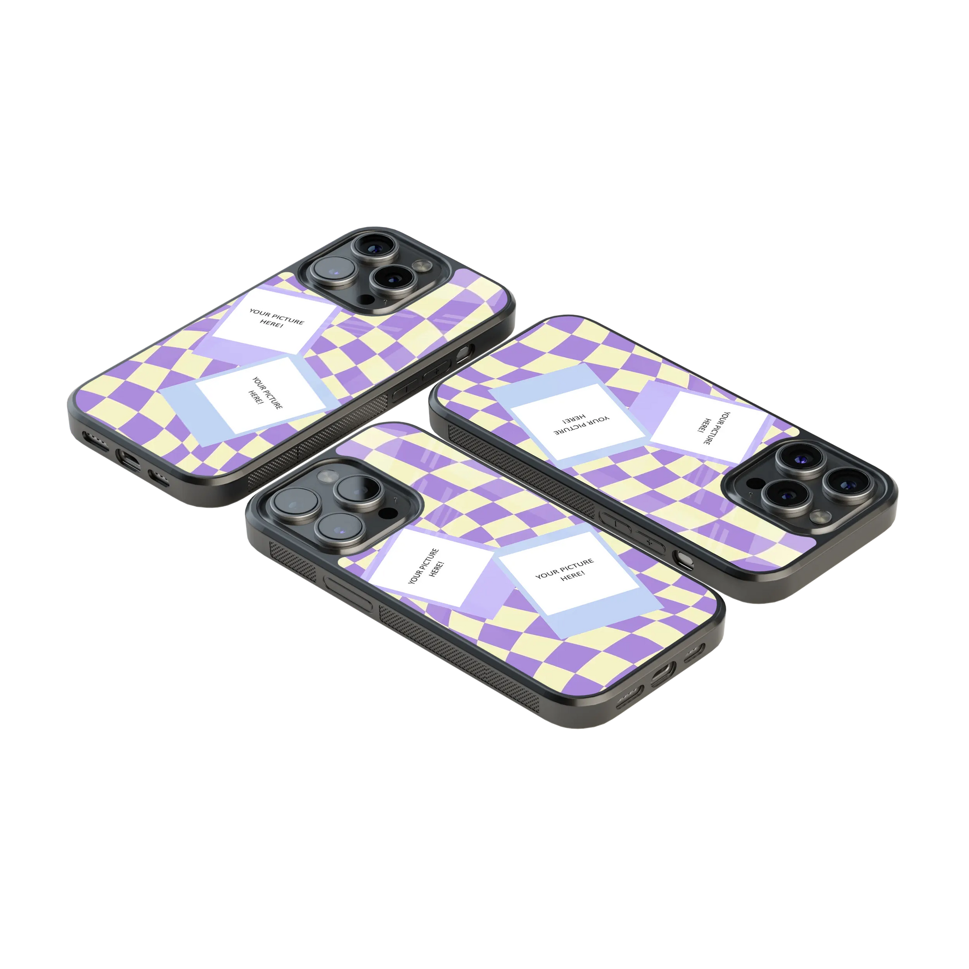 Polaroid Personalised Glass Phone Case