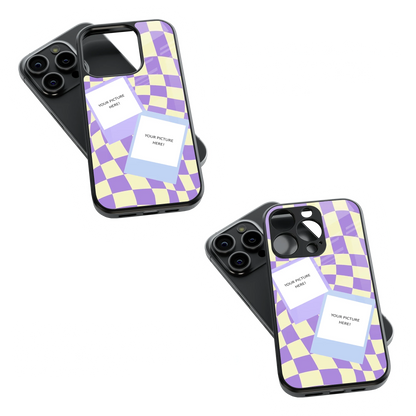 Polaroid Personalised Glass Phone Case