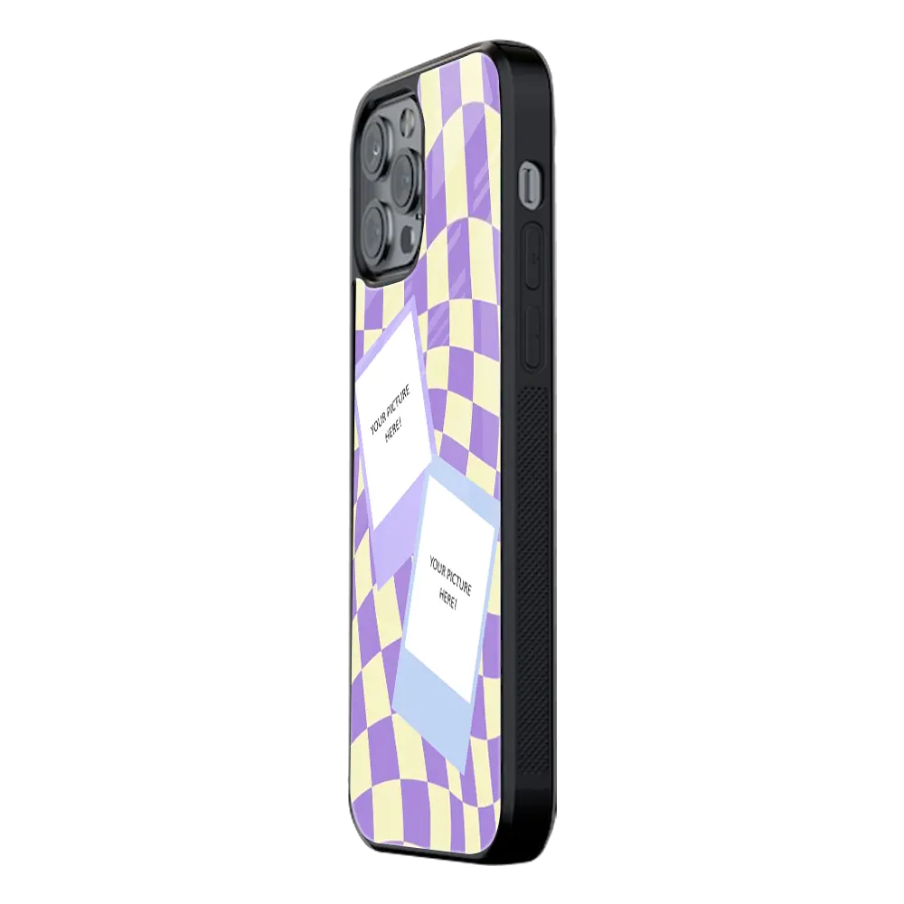 Polaroid Personalised Glass Phone Case