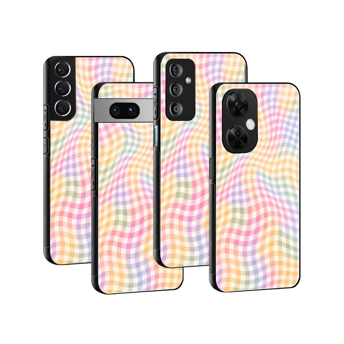 Stylish Glass Back Case for All Smartphones iPhone, Samsung, OnePlus, Pixel, Redmi, Oppo, Vivo, Motorola