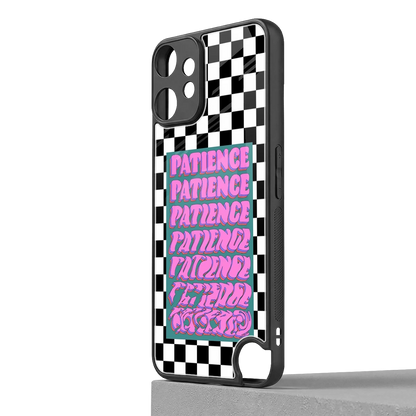Patience Checkered cmf nothing phone 2 pro mobile cover | shockproof glass phone case