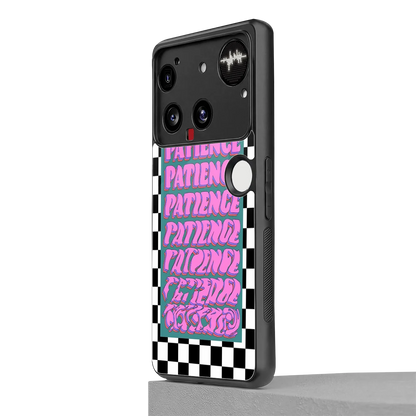 Patience Checkered nothing phone 3 mobile cover | shockproof glass phone case