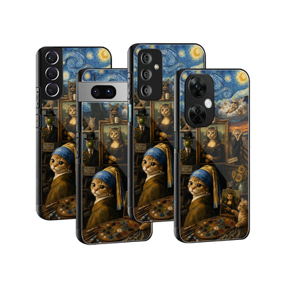 Stylish Glass Back Case for All Smartphones iPhone, Samsung, OnePlus, Pixel, Redmi, Oppo, Vivo, Motorola