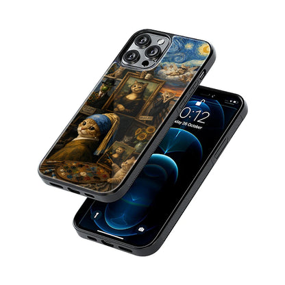 Protective Glass Back Phone Case Compatible with iPhone, Samsung, OnePlus, Pixel & More