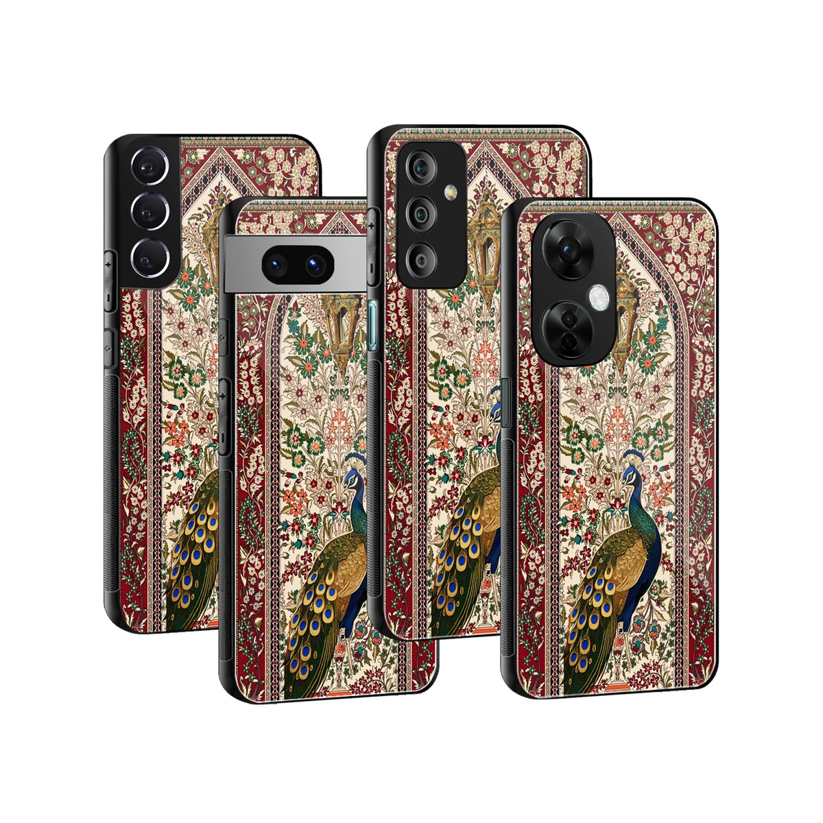 Stylish Glass Back Case for All Smartphones iPhone, Samsung, OnePlus, Pixel, Redmi, Oppo, Vivo, Motorola