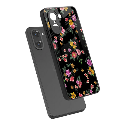 Petal Parade sleek oneplus nord ce5 5g cover with tempered glass back and TPU edges