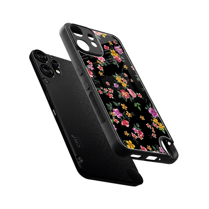 Petal Parade sleek cmf nothing phone 2 pro cover with tempered glass back and TPU edges