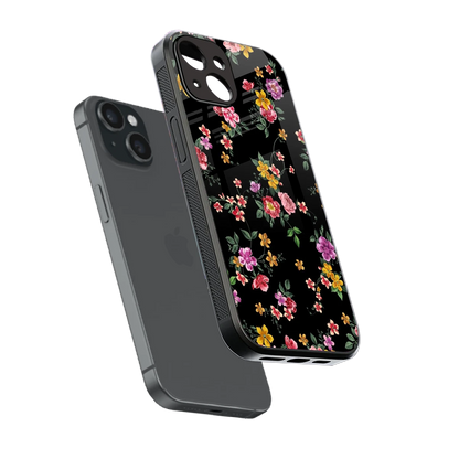 Petal Parade sleek iphone 12 mini cover with tempered glass back and TPU edges