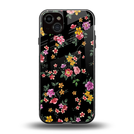 Petal Parade back phone cover | glass case for iphone 14 plus