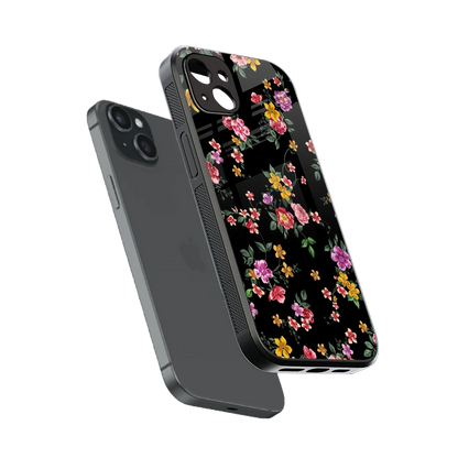 Petal Parade sleek iphone 14 plus cover with tempered glass back and TPU edges