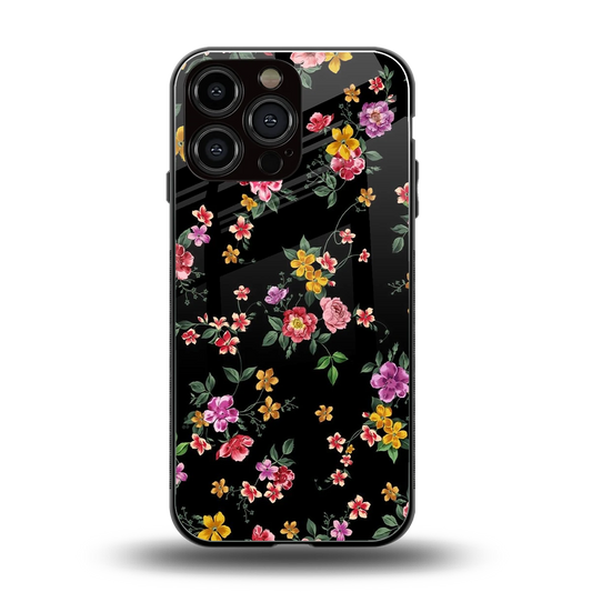 Petal Parade back phone cover | glass case for iphone 15 pro max