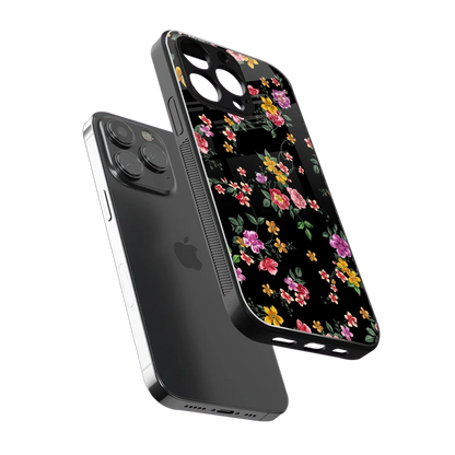 Petal Parade sleek iphone 15 pro max cover with tempered glass back and TPU edges