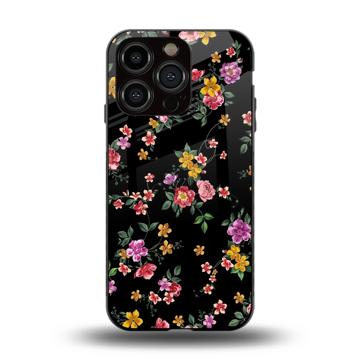 Petal Parade back phone cover | glass case for iphone 15 pro