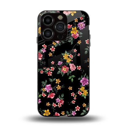 Petal Parade back phone cover | glass case for iphone 15 pro