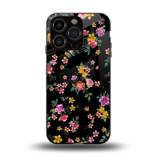 Petal Parade back phone cover | glass case for iphone 15 pro