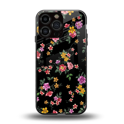Petal Parade back phone cover | glass case for iphone 16 pro max