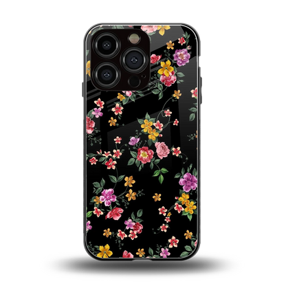 Petal Parade back phone cover | glass case for iphone 16 pro