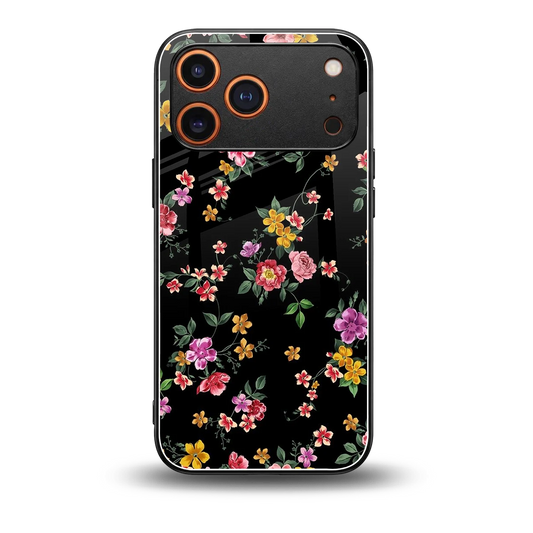 Petal Parade back phone cover | glass case for iphone 17 pro max