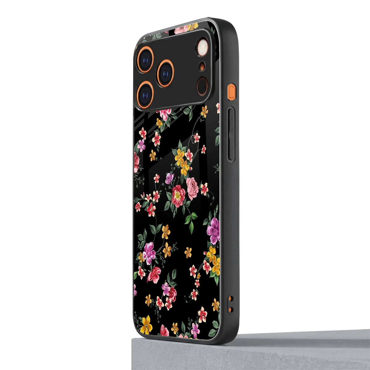 Petal Parade iphone 17 pro mobile cover | shockproof glass phone case