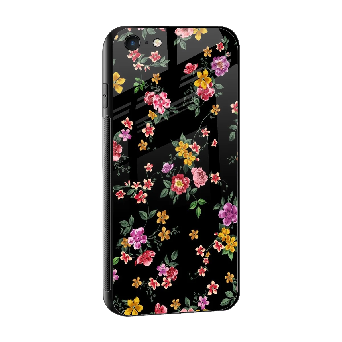 Petal Parade sleek iphone 6 cover with tempered glass back and TPU edges