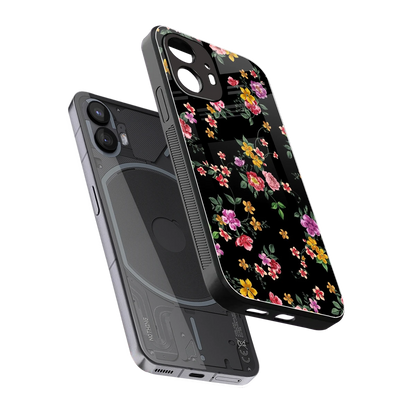 Petal Parade sleek nothing phone 2 cover with tempered glass back and TPU edges