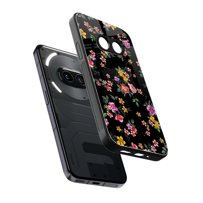 Petal Parade sleek nothing phone 2a cover with tempered glass back and TPU edges