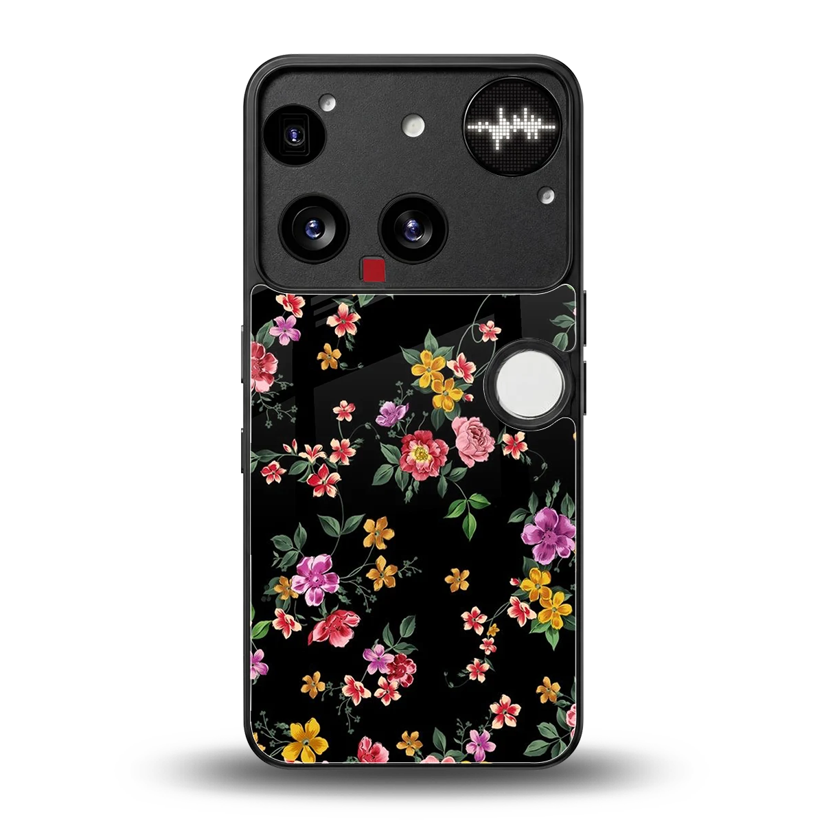 Petal Parade back phone cover | glass case for nothing phone 3