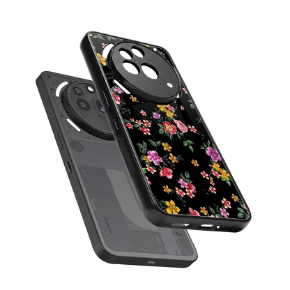 Petal Parade sleek nothing phone 3a pro cover with tempered glass back and TPU edges