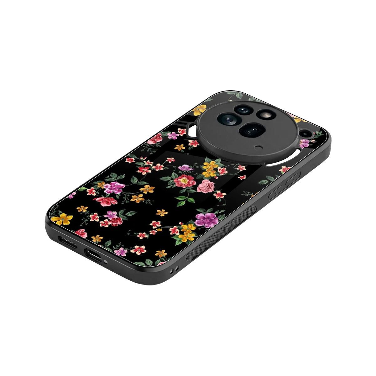 Petal Parade stylish phone case for nothing phone 3a pro | glossy glass and slim fit
